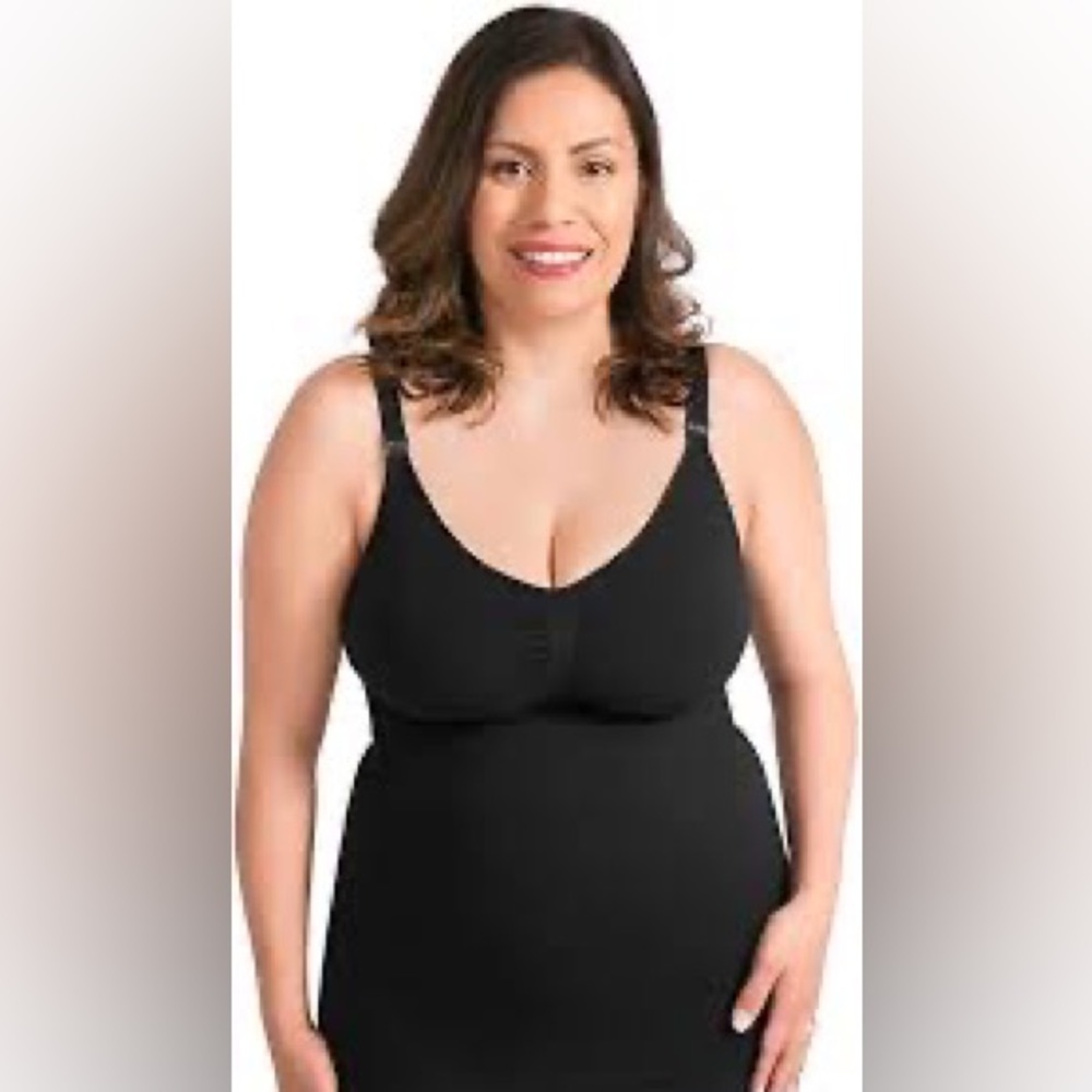 EUC Kindred Bravely Simply Sublime® Maternity & Nursing Tank. Size XL in Black.